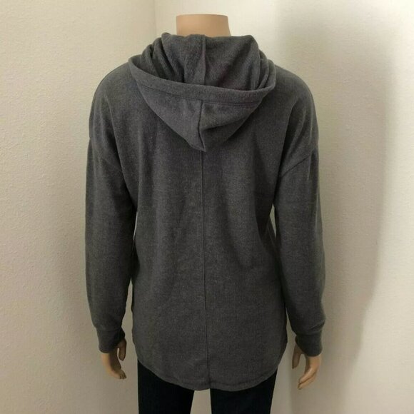 NWT Abercrombie Womens Cozy Logo Sweater Pullover Dark Gray - Picture 5 of 6